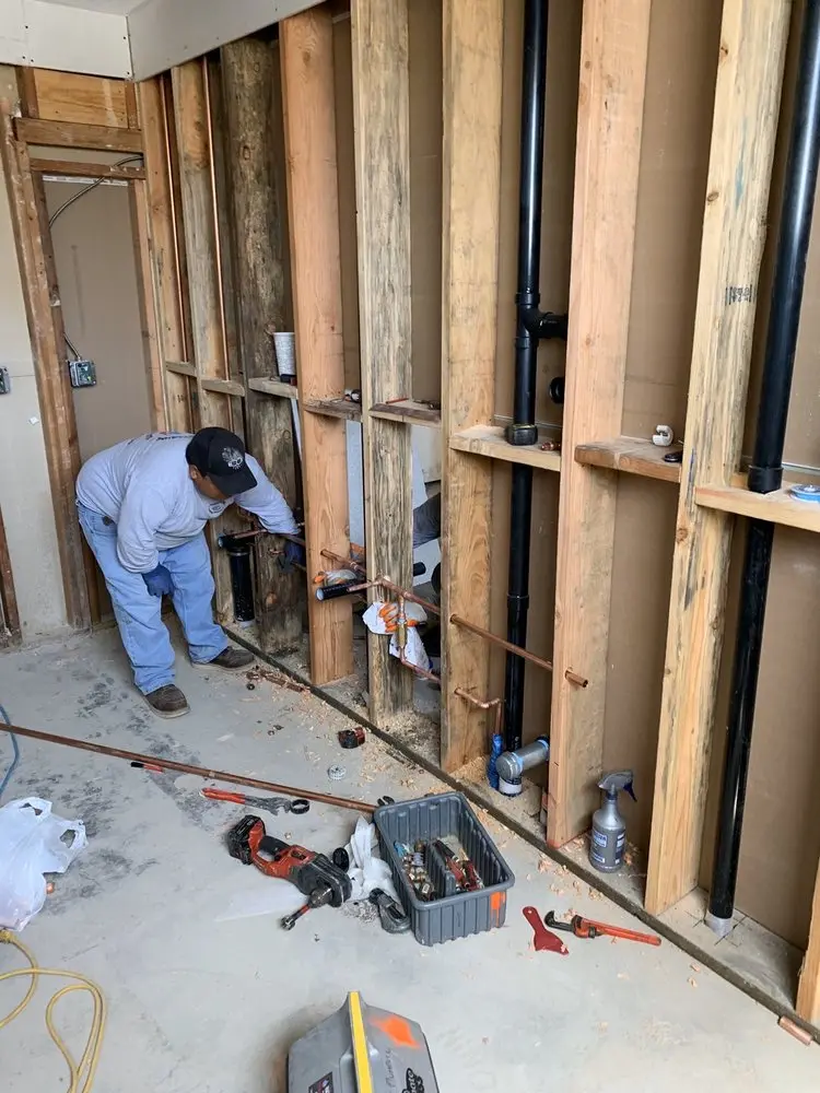 Commercial rough-in plumbing for Water Heater Replacement in Kihei